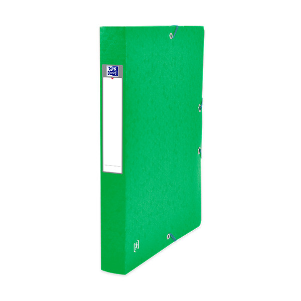 Oxford elastobox Top File+ groen 40 mm (300 vel) 400114373 260112 - 1