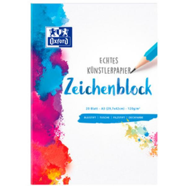 Oxford schetsboek A3 120 grams (20 vel) 100050301 260081 - 1