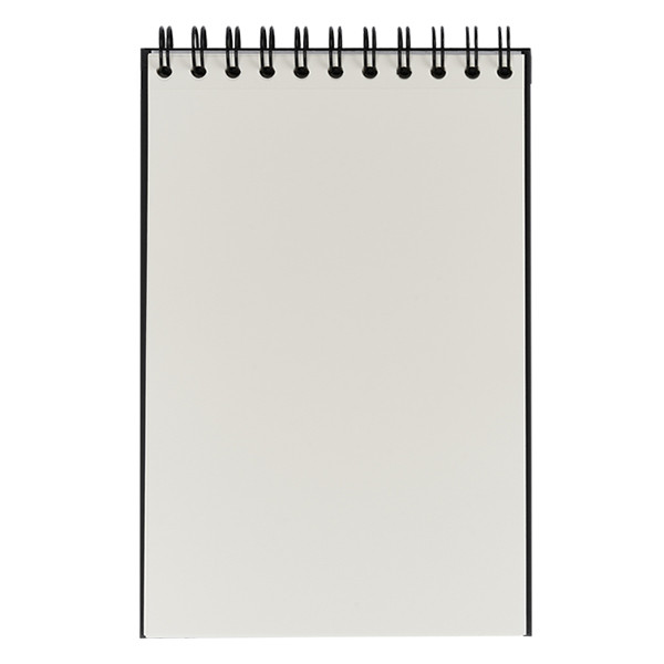 Oxford schetsboek hardcover spiraal A5 100 grams zwart (50 vel) 400152644 237633 - 2