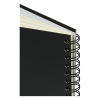 Oxford schetsboek hardcover spiraal A5 100 grams zwart (50 vel) 400152644 237633 - 3