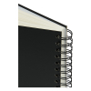 Oxford schetsboek hardcover spiraal A5 225 grams zwart (40 vel) 400152645 237634 - 3