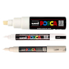 POSCA PC-1MC/5M/8K acrylmarkerset wit (3 stuks)