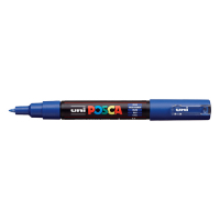 POSCA PC-1MC acrylmarker donkerblauw (0,7 - 1 mm conisch) 424042