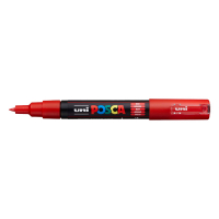 POSCA PC-1MC acrylmarker rood (0,7 - 1 mm conisch) 424057