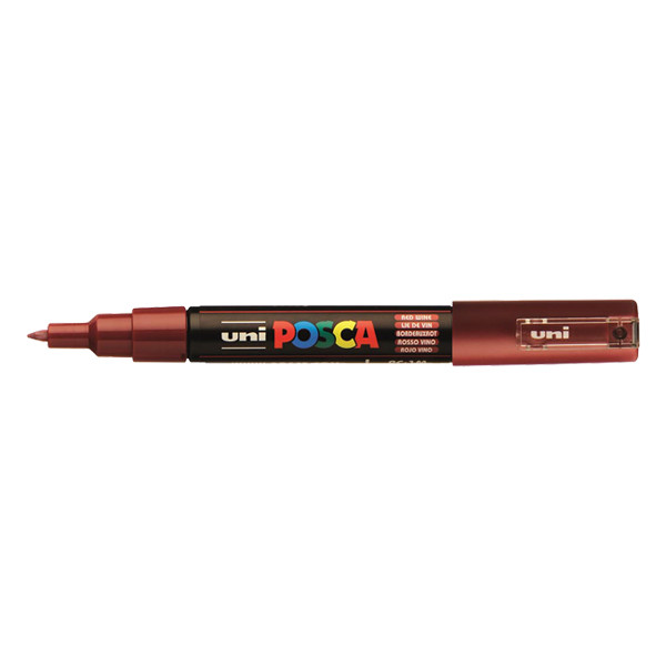 POSCA PC-1MC acrylmarker wijnrood (0,7 - 1 mm conisch) 424052 - 1