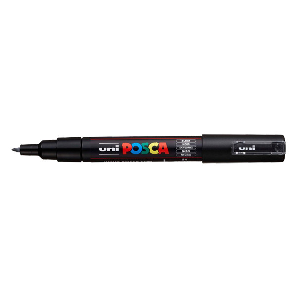 POSCA PC-1MC acrylmarker zwart (0,7 - 1 mm conisch) 424054 - 1