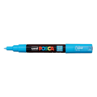 POSCA PC-1MC verfmarker lichtblauw (0,7 - 1 mm conisch) PC1MCBC 424039