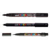 POSCA PC-1MR/PC-3M/PCF-350 acrylmarkerset zwart (3 stuks)