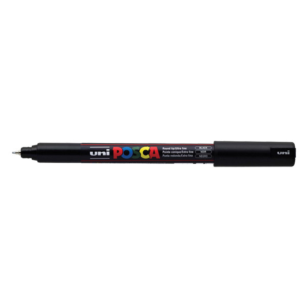 POSCA PC-1MR acrylmarker zwart (0,7 mm rond) 424022 - 1