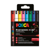 POSCA PC-1MR acrylmarkerset (0,7 mm rond) 8 stuks 424034 - 1