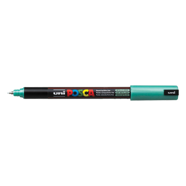 POSCA PC-1MR verfmarker metallic groen (0,7 mm rond) PC1MRVM 424032 - 1