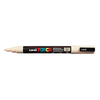 POSCA PC-3M acrylmarker beige (0,9 - 1,3 mm rond) 424074