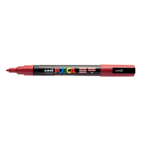 POSCA PC-3M acrylmarker donkerrood (0,9 - 1,3 mm rond) 424098