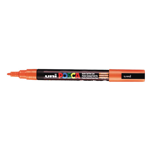 POSCA PC-3M verfmarker donkeroranje (0,9 - 1,3 mm rond) PC3MOF 424092 - 1