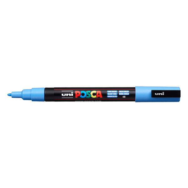 POSCA PC-3M verfmarker hemelsblauw (0,9 - 1,3 mm rond) PC3MBCI 424073 - 1