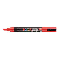 POSCA PC-3M verfmarker rood (0,9 - 1,3 mm rond) PC3MR 424094