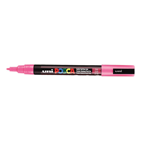 POSCA PC-3M verfmarker roze (0,9 - 1,3 mm rond) PC3MRE 424095 - 1