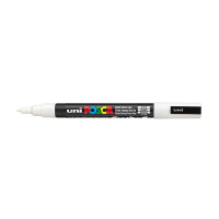 POSCA PC-3M verfmarker wit (0,9 - 1,3 mm rond) 424076