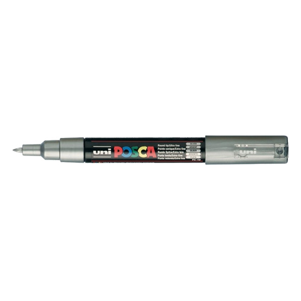 POSCA PC-3M verfmarker zilver (0,9 - 1,3 mm rond) PC3MAR 424071 - 1