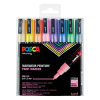POSCA PC-3M verfmarkerset pastel (0,9 - 1,3 mm rond) 8 stuks