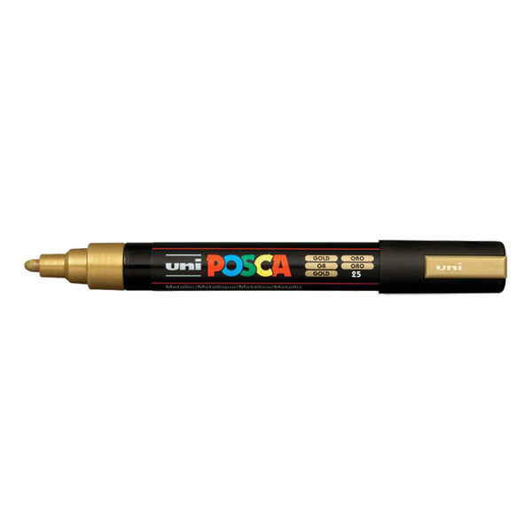 POSCA PC-5M acrylmarker goud (1,8 - 2,5 mm rond) 424149 - 1