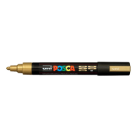 POSCA PC-5M acrylmarker goud (1,8 - 2,5 mm rond) 424149