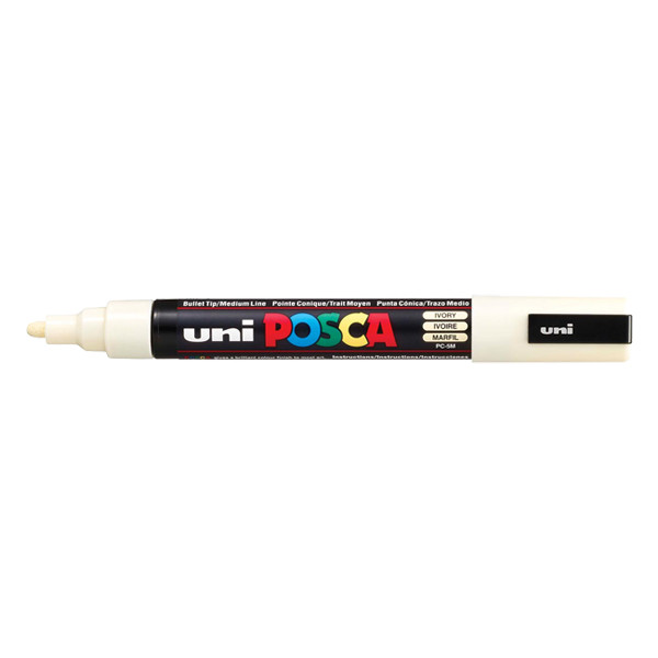 POSCA PC-5M acrylmarker ivoor (1,8 - 2,5 mm rond) 424136 - 1