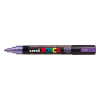 POSCA PC-5M acrylmarker metallic paars (1,8 - 2,5 mm rond)