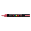 POSCA PC-5M acrylmarker metallic rood (1,8 - 2,5 mm rond) 424156 - 1