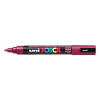 POSCA PC-5M acrylmarker wijnrood (1,8 - 2,5 mm rond)