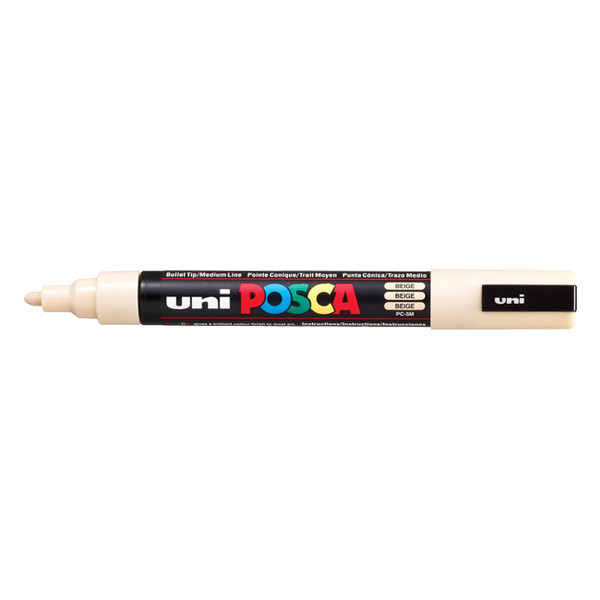 POSCA PC-5M verfmarker beige (1,8 - 2,5 mm rond) PC5MBE 424128 - 1