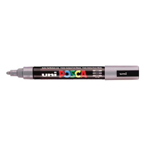 POSCA PC-5M verfmarker grijs (1,8 - 2,5 mm rond) PC5MG 424134 - 1