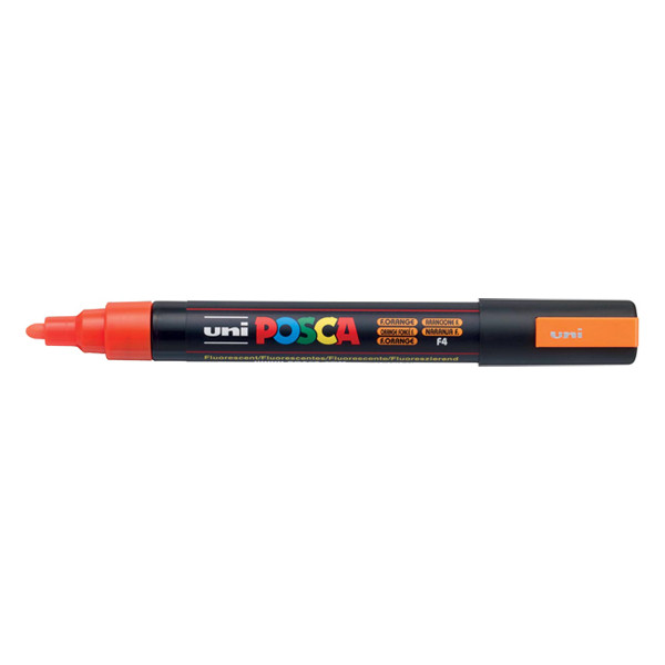 POSCA PC-5M verfmarker neon-oranje (1,8 - 2,5 mm rond) PC5MOFLUO 424148 - 1