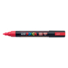 POSCA PC-5M verfmarker neonrood (1,8 - 2,5 mm rond)