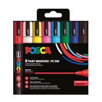 POSCA PC-5M verfmarkerset (1,8 - 2,5 mm rond) 8 stuks PC5M/8 424168