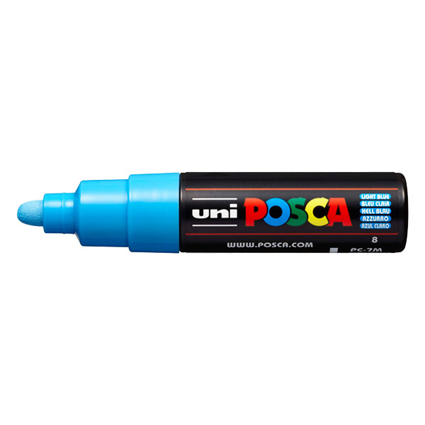 POSCA PC-7M acrylmarker lichtblauw (4,5 - 5,5 mm rond) 424175 - 1