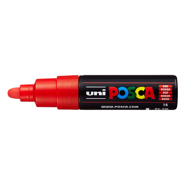 POSCA PC-7M verfmarker rood (4,5 - 5,5 mm rond) PC7MR 424184 - 1