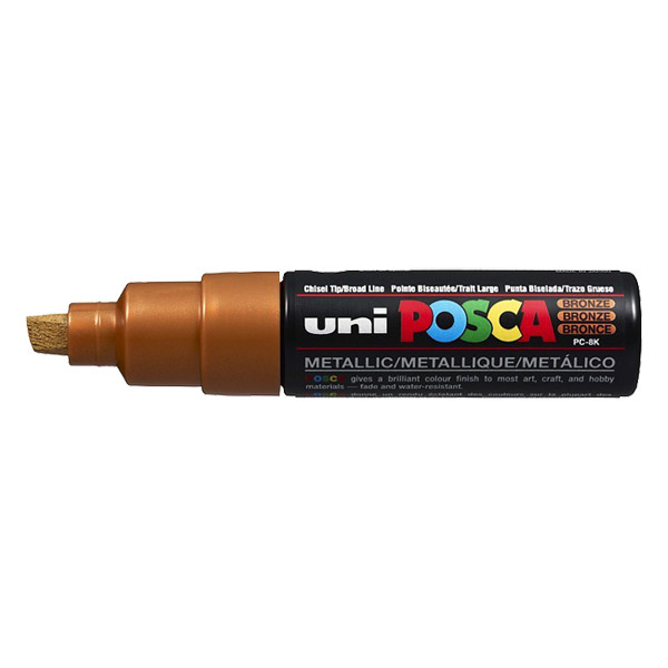 POSCA PC-8K acrylmarker brons (8 mm beitel) 424200 - 1