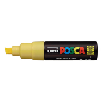 POSCA PC-8K acrylmarker geel (8 mm beitel) 424204
