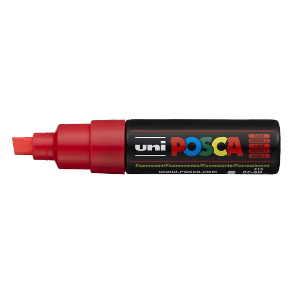 POSCA PC-8K acrylmarker neonrood (8 mm beitel) 424219 - 1
