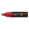 POSCA PC-8K acrylmarker neonrood (8 mm beitel)