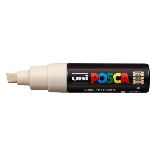 POSCA PC-8K verfmarker beige (8 mm beitel) PC8KBE 424196 - 1