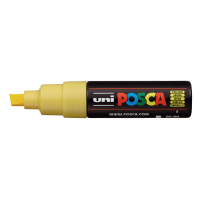 POSCA PC-8K verfmarker geel (8 mm beitel) PC8KJ 424204