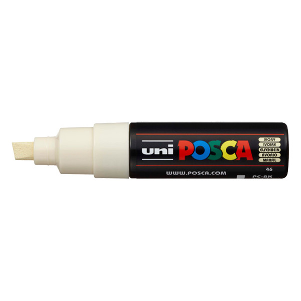 POSCA PC-8K verfmarker ivoor (8 mm beitel) PC8KI 424203 - 1