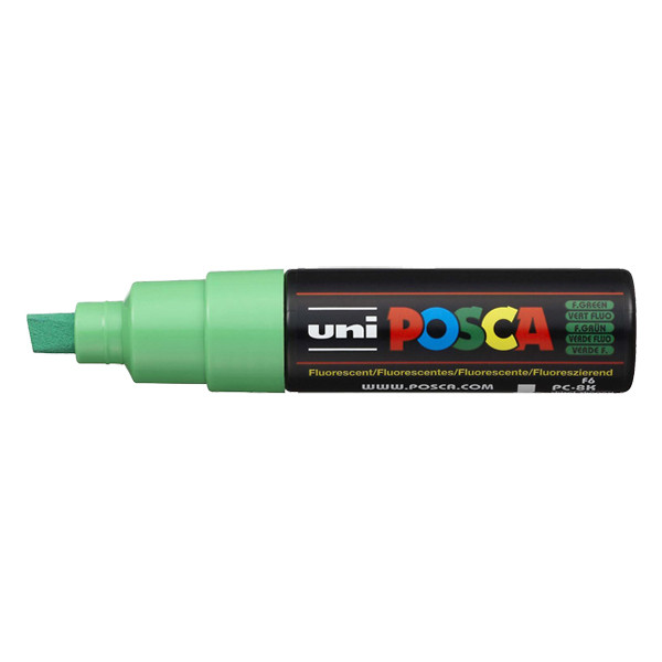 POSCA PC-8K verfmarker neongroen (8 mm beitel) PC8KVFLUO 424225 - 1