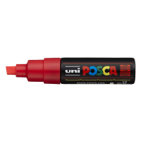 POSCA PC-8K verfmarker neonrood (8 mm beitel) PC8KRFLUO 424219