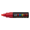 POSCA PC-8K verfmarker neonrood (8 mm beitel)
