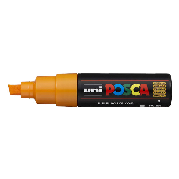 POSCA PC-8K verfmarker oranje (8 mm beitel) PC8KO 424210 - 1