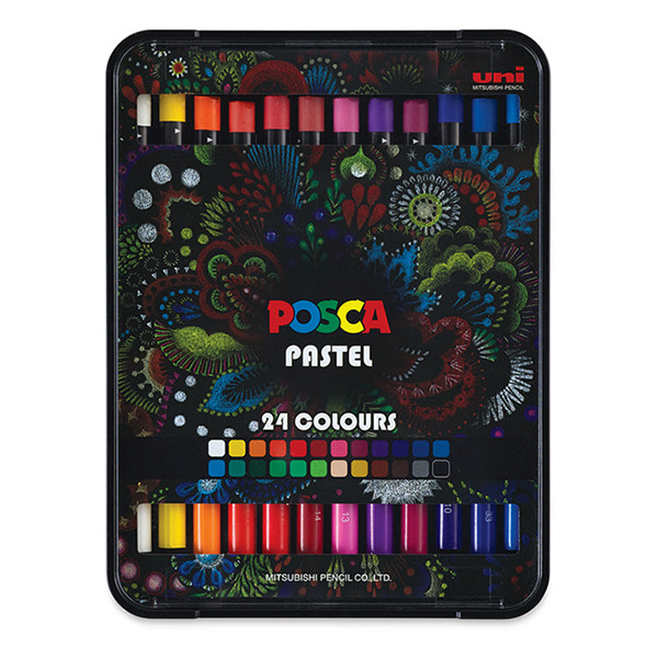 POSCA Pastel pastelkrijt (24 stuks) KPA100/24001 424477 - 1