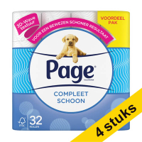 Aanbieding: 4x Page Compleet Schoon toiletpapier (32 stuks)